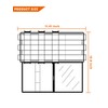 Savadicar Tactical Sun Visor Organizer Front Visor Storage Cover for