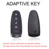 HIBEYO Key Fob Cover for Ford Edge Escape Focus C