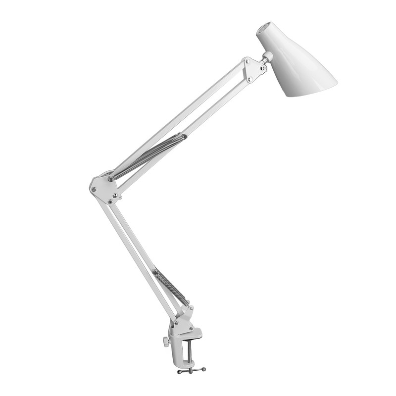 Swing Arm Desk Light with Clamp USB 3 Lighting 10