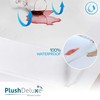 PlushDeluxe Premium Bamboo Mattress Protector – Queen Size, Waterproof, &