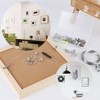 131 Pcs Picture Hanging Kit,100ft Stainless Steel Picture Frame Wire