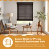 Radiance Cordless Bamboo Roman Shades for Windows - Flatweave Bamboo