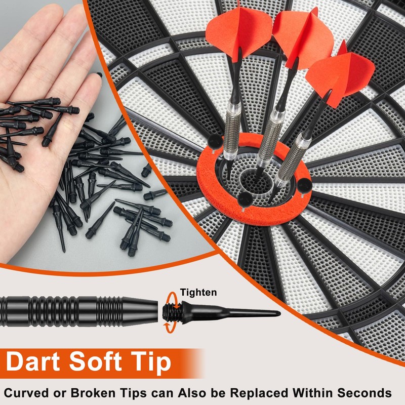 30 x Dart Practice Rings, Inner Diameter 15/20/30/50/65 mm, Felt