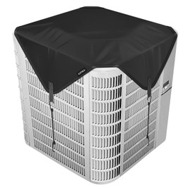Kipiea Air Conditioning Cover for Outside Units – Heavy Duty 600D Waterproof AC Outdoor Unit Top Protector (28" x 28")