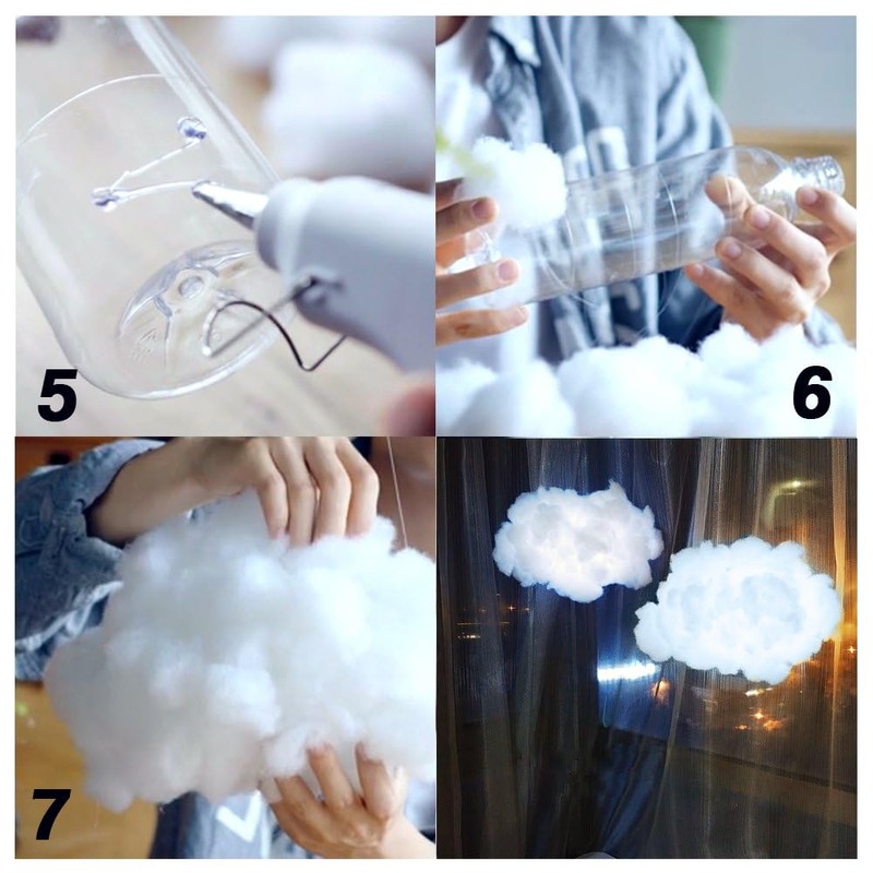 PROLOSO Handmade Cloud Light DIY Kit, Easy for Adults and