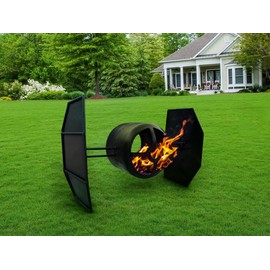Fire Pit Plans Star Fighter Outdoor Garden Backyard Patio Heater Decor