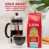 Lion Coffee Gold Roast Ground Coffee, Medium-Light Roast, A Taste
