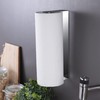 ZUNTO Adhesive Paper Towel Holder, Under Cabinet Paper Towel Rack