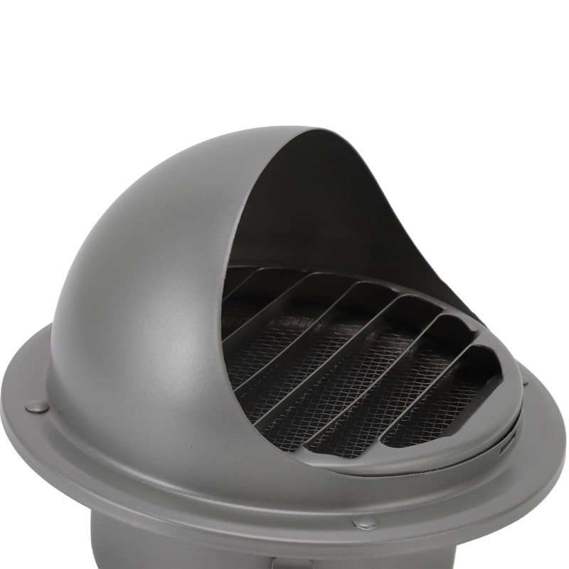 Stainless Steel Round Air Vent Louvered Cover Waterproof Windproof External