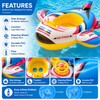 Kids Inflatable Airplane Pool Float for Summer Water Fun –