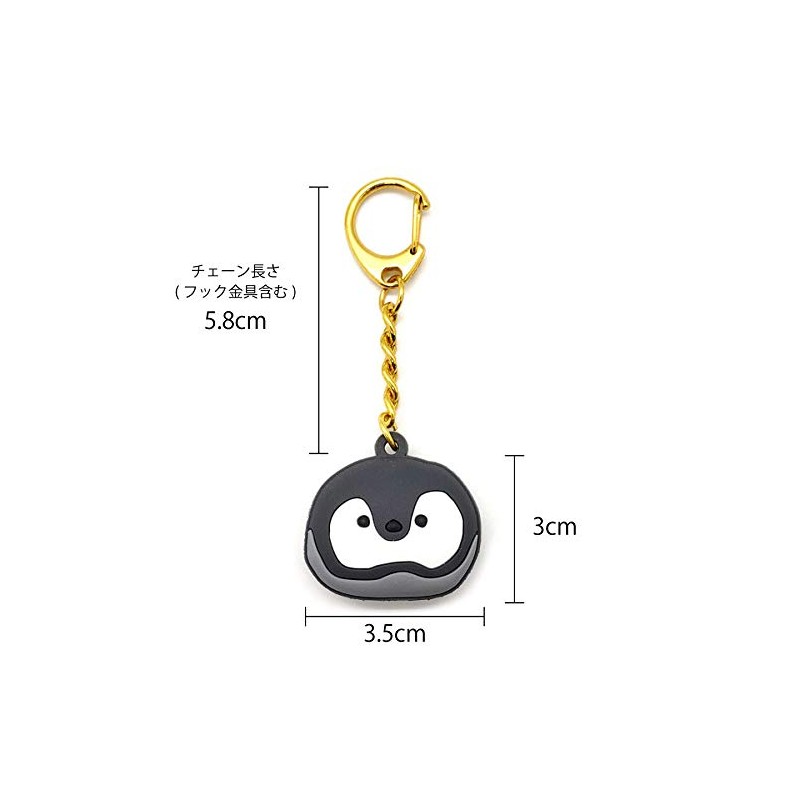 moimoikka Key Chain (Penguin) Bag Charm Cute Stylish Animal Character