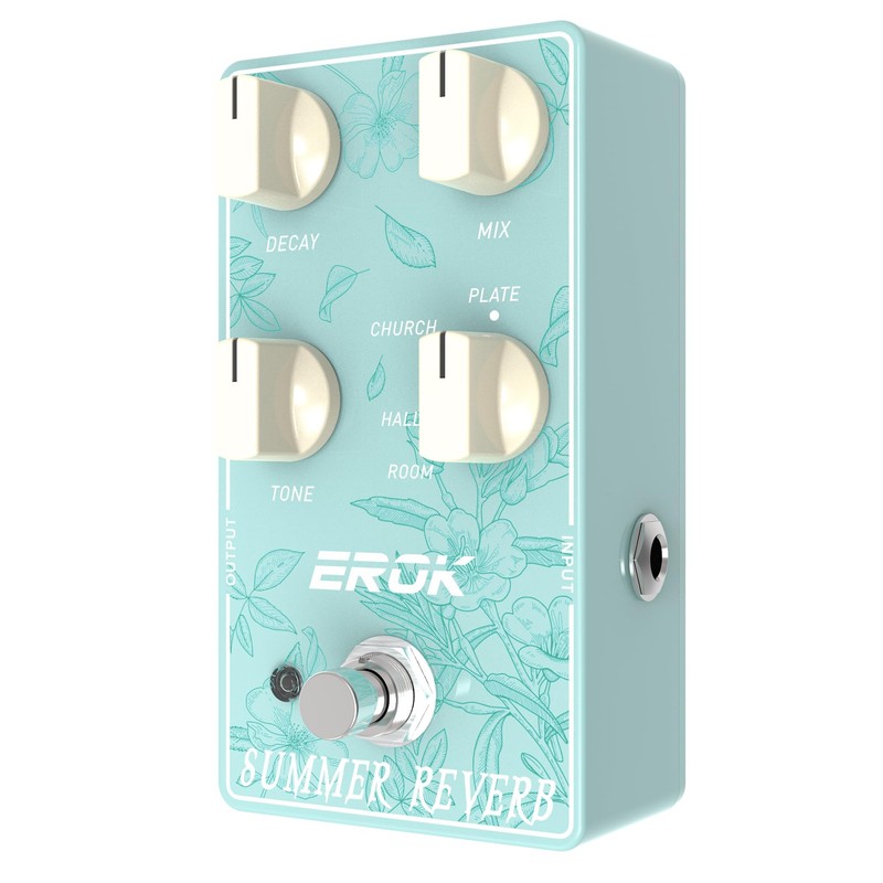 EROK SUMMER REVERB Guitar Reverb Pedal - 4 Classic Modes