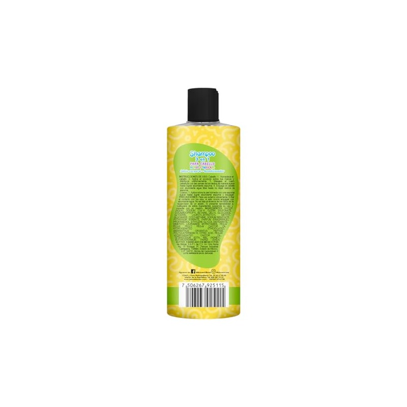 BLUMEN KIDS Shampoo 3en1 para Cabello Rizado y Ondulado 400