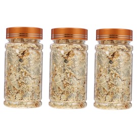 TEHAUX 3pcs Gold Silver Foil Paper for Nail Decoration for Phone Cases Apply Glitter Foil Stickers for Unique Nail Styles