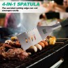 HAUSHOF 3 Pcs Grill Accessory Heavy Duty BBQ Set Barbecue