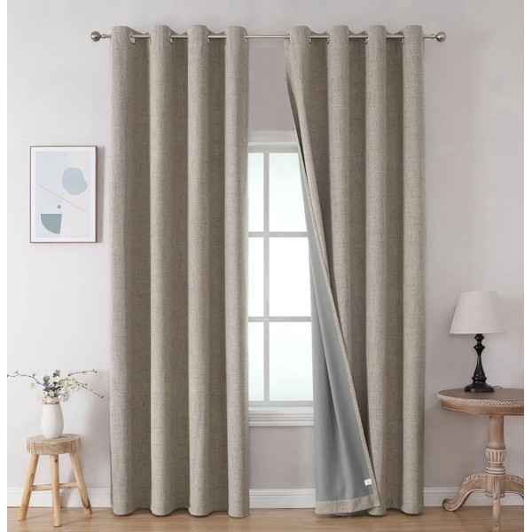 Unbranded Blackout Curtains 2 Panels Set. (W52 x L72 Inch,