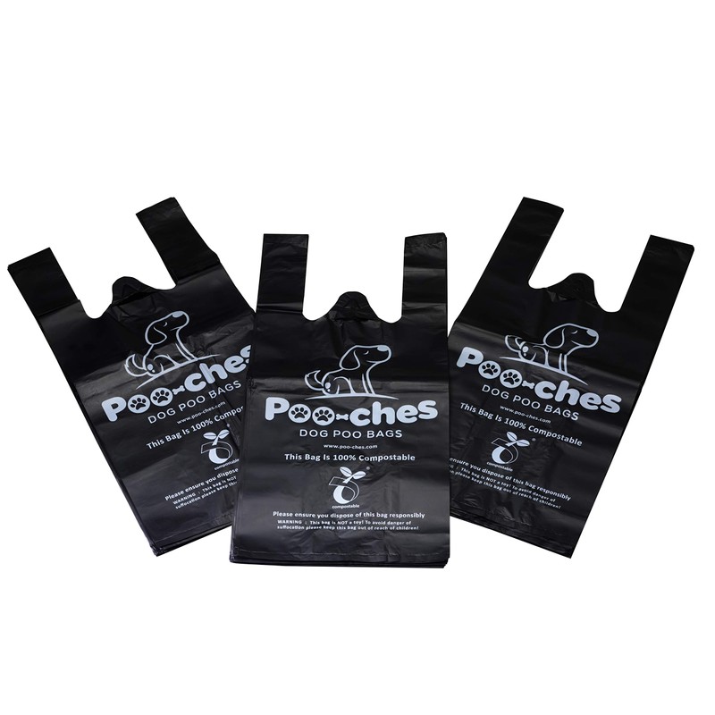 Poo-ches® Premium Compostable Dog Poo Bags 150 Pack - Extra