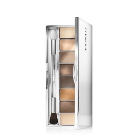 Clinique All About Shadow Paleta de Sombra de Ojos, 8 Tonos Sedosos + Apilables | Miel Negra, Rosa y Miel Desnuda | Seguro Para Ojos Sensibles