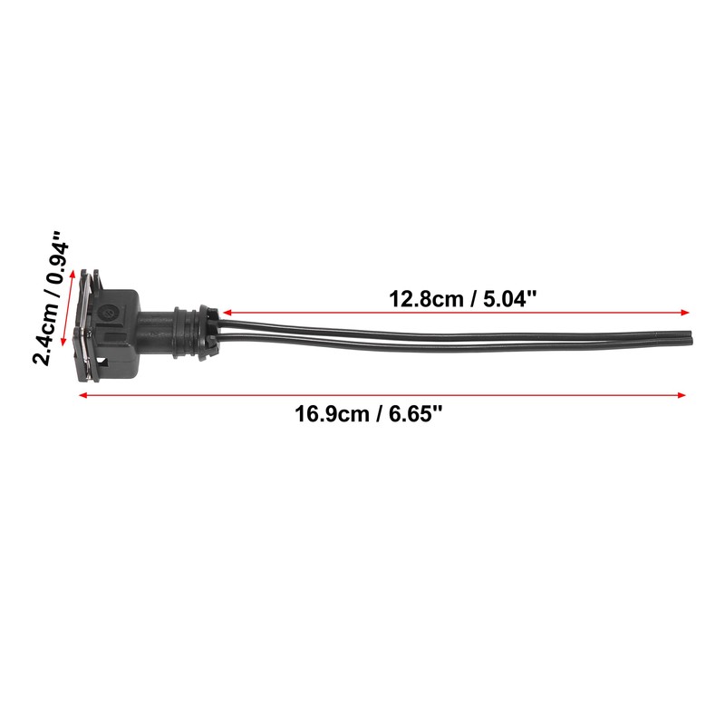 X AUTOHAUX Car Fuel Injector Connector Converter Cable for EV1