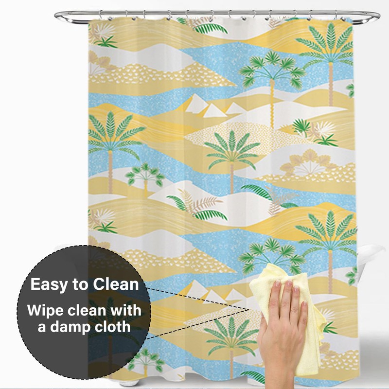 Myratts Plastic Shower Liner - Premium EVA 6G Shower Curtain