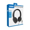 Laser Wired Over Ear Stereo Headphones Black
