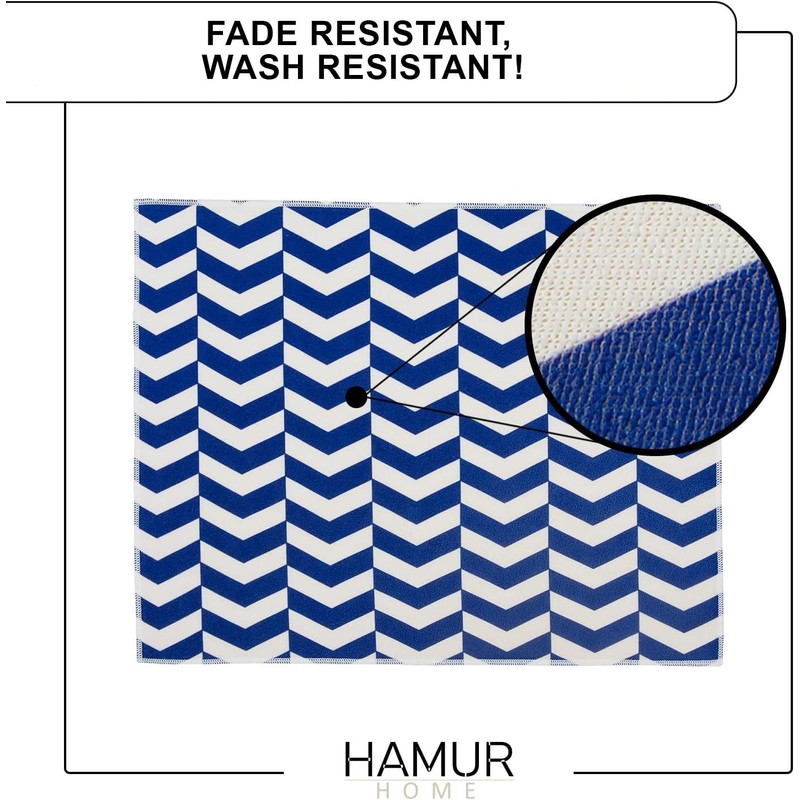 Hamur Home Set of 2 Drying Mat for Dishes, 40