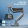 ARES WING Single Monitor Arm, Heavy Duty Monitor Mount for