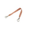 Copper Ground Strap 9in w/ 1/4in and 3/8in Ring