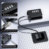 Child Proof Fridge Locks with 4 Code Password, Refrigerator Combination