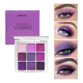 9 Sombras De Ojos Mate Ahumadas Resistentes Al Agua