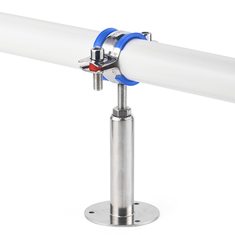 bociloy 304 Stainless Steel Wall Mount Ceiling Mount Pipe Supports,