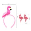 OAOSDH 1 x flamingo headband and 1 pair of flamingo