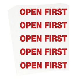 Tag-A-Room Open First Color Coded Moving Label (50 Count), Moving Supplies