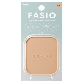 FASIO Airy Stay Powder Foundation 410 Ochre, 0.4 oz (10 g)