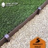 ProFlex 25 PACK Brown Anchor Edging Spikes Stakes Outdoor Landscape