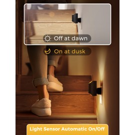 L LOHAS LED Night Light, Dimmable Night Lights Plug into Wall, Dusk to Dawn Sensor, Soft White 3000K, 0-100LM, Plug In Night Light, Modern Nightlights for Hallway Bedroom Stairway Bathroom, 2 Pack