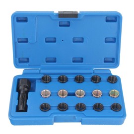 GEPCO Spark Plug Thread Repair Set M14 x 1.25 Replacement Thread Drill Thread Sleeve SW16 Tap