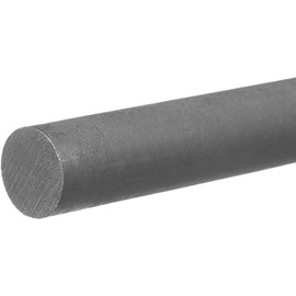 USA Sealing BULK-PR-PVC-52 PVC Plastic Rod, 1" Diameter, 3' Length