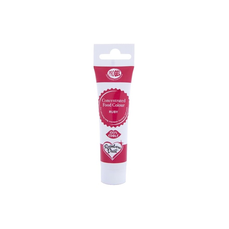 Rainbow Dust ProGel Professional Food Colouring, Ruby Red 25g