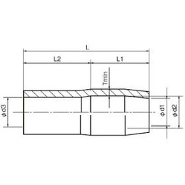 NICHIFU Insulated Cap Compatible Terminals: For 4.5 ft (1.25 m2), 100 Pieces, White TIC-1.25 White