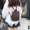[miniministore] リュック レディース ミニリュック韓国風 リュックサック バックパック 小さめカバン シンプル お出かけ スクエアバッグ