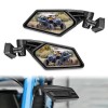 Nilight UTV Side Mirrors X3 Rear View Mirror Upgraded 360
