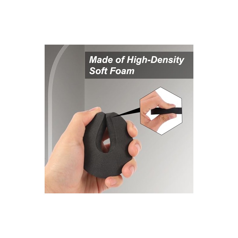 8 piezas de protector multifuncional contra pellizcos en puertas, elegante