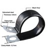 ACATMOON Closed Clamp 1/2" Small Galvanize Vinyl Coated Clamps for