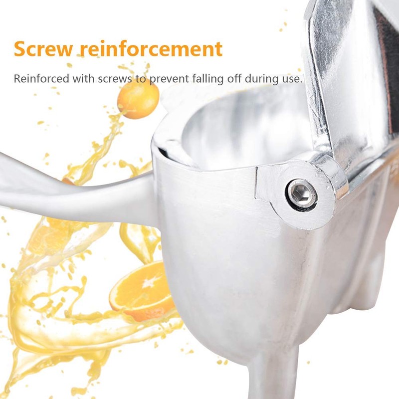 Manual Fruit Press Juicer, Heavy Duty Single Press Lemon Squeezer
