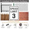 Speed Limit 3 Mph Mini Metal Street Sign Warning Traffic