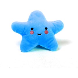 BWESOO Starfish Shape Dog Pet Chew Toy Plush Squeaky Toy Cute Pet Interactive Play Training Toy Household Pet Accessories, Puppy Sound Chew Squeaker Pet Supplies