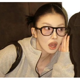 Palarado Oversized 70s Vintage Retro Aviator Trendy Sunglasses for Men Women (Black Frame/Brown Lens)