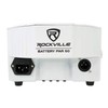 (2) Rockville Battery PAR 50 White Rechargeable LED DMX DJ