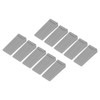10pcs Door Stoppers Overlapping Grey Elastic Thick Noise Elimination TPR